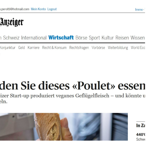 Tagesanzeiger - Would you eat this chicken?