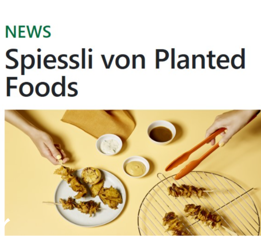 Spiessli von Planted Foods